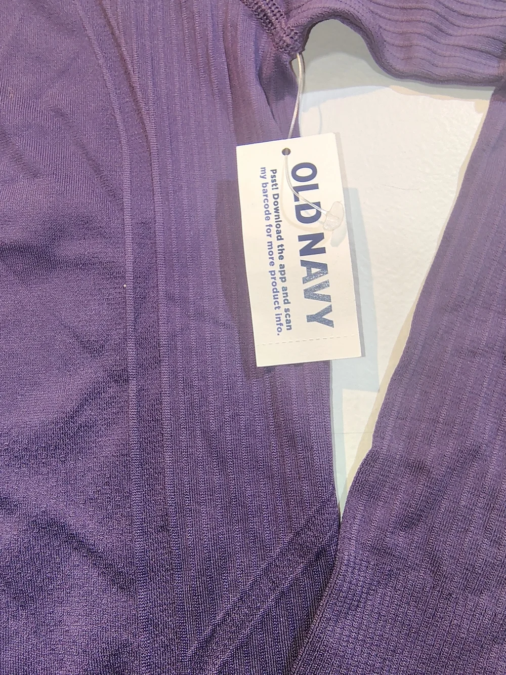 Old Navy Purple Long Sleeve Kids Tee